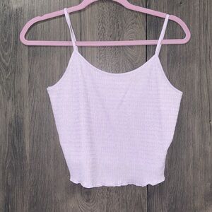 NWOT Lilac Textured Tank